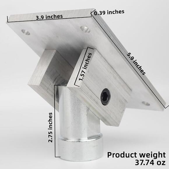 Pole Dance Fixed Plate for Slanted Ceilings Permanent Dancing Pole for Home More - Picture 10 of 10